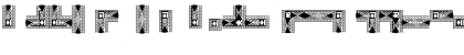 Borders Intersect Font