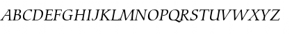 Bitstream Carmina Light Italic Font
