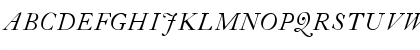 CaslonL-Italic Regular Font CaslonL-Italic Regular Font