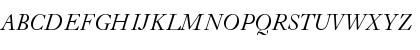 Caslon Old Face Italic Font