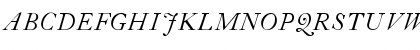CaslonZH-Italic Regular Font CaslonZH-Italic Regular Font