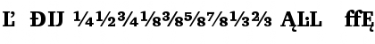 Charter Black Extension Font