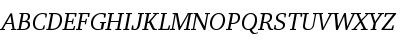 CharterEF RegularItalic Font