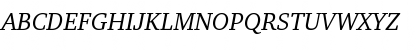 CharterOSC Italic Font CharterOSC Italic Font