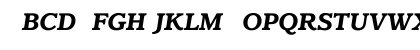 ClaremontBoldItalic Regular Font