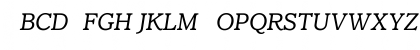 ClaremontLightItalicOS Regular Font ClaremontLightItalicOS Regular Font