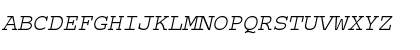 Courier Oblique Font Courier Oblique Font