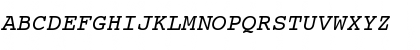 Courier 10 Pitch Italic Font Courier 10 Pitch Italic Font