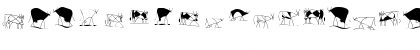 CowBats Regular Font CowBats Regular Font