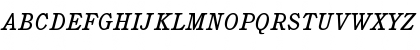 CushingEF-MediumItalic Regular Font