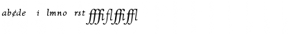 Dante MT Italic Expert Font