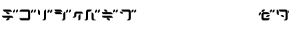 Dorisorange Katakana Font