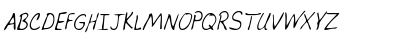 BrucesHand Italic Font BrucesHand Italic Font