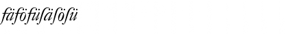 DTL Fleischmann D Italic Alt Font DTL Fleischmann D Italic Alt Font