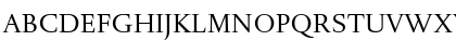 DTL Romulus T Caps Regular Font