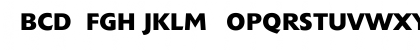 ExtensionBold Regular Font ExtensionBold Regular Font