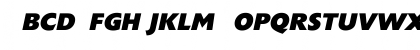 ExtensionExtraBoldItalic Regular Font ExtensionExtraBoldItalic Regular Font