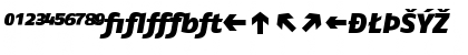 FagoEx BlackItalicExp Font