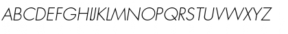 FavoritLightC Italic Font