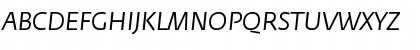 Fedra Sans Book Italic Font
