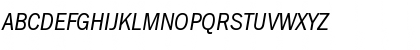 FranklinGothicBookCondC Italic Font FranklinGothicBookCondC Italic Font