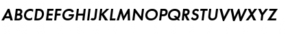 FuturaDemiC Italic Font