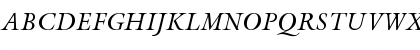 GalliardEF-Italic Regular Font GalliardEF-Italic Regular Font