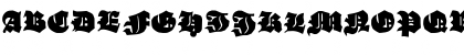 GanzGrobeGotisch Regular Font GanzGrobeGotisch Regular Font