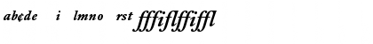 Garamond BE Medium Italic Expert Font