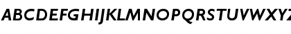 Gentle SansBoldItalic Font