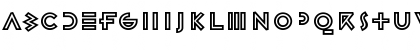 Gestalt HTF-Linear-Outline Font