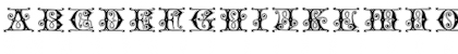 Gingerbread Initials Regular Font Gingerbread Initials Regular Font