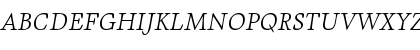 Givens Antiqua Std Light Italic Font