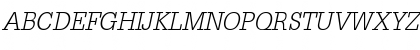 Glypha LT Std 45 Light Oblique Font