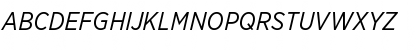 Gotham Narrow Book Italic Font