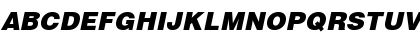 HeliosBlack Italic Font