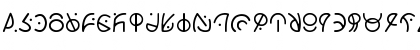 Alien Script Regular Font Alien Script Regular Font
