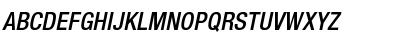 Helvetica Neue LT Pro 67 Medium Condensed Oblique Font