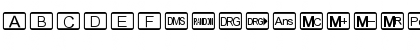 CalcHux Regular Font CalcHux Regular Font