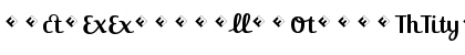 Jackie-Ligatures Regular Font Jackie-Ligatures Regular Font