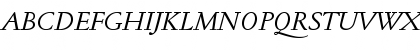 Jannon Text Italic Font