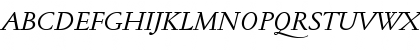Jannon Text Italic Font