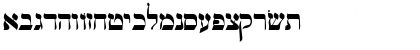 Jiddish Regular Font Jiddish Regular Font
