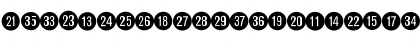 Katalogziffern Negativ BQ Regular Font Katalogziffern Negativ BQ Regular Font