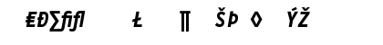 LetterGothicMono BoldItalicExp Font LetterGothicMono BoldItalicExp Font