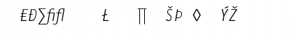 LetterGothicMono LigItalicExp Font LetterGothicMono LigItalicExp Font