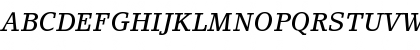 LinoLetter Medium Italic Font