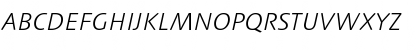 LinotypeSyntaxSC LightIt Font