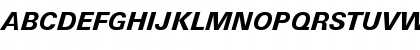 LinotypeUnivers BasicHeavyItalic Font