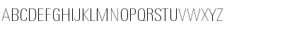 LinotypeUnivers CondUltraLight Font LinotypeUnivers CondUltraLight Font